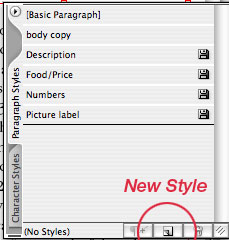 New Paragraph Style